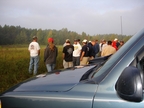 Cast site hanging out
